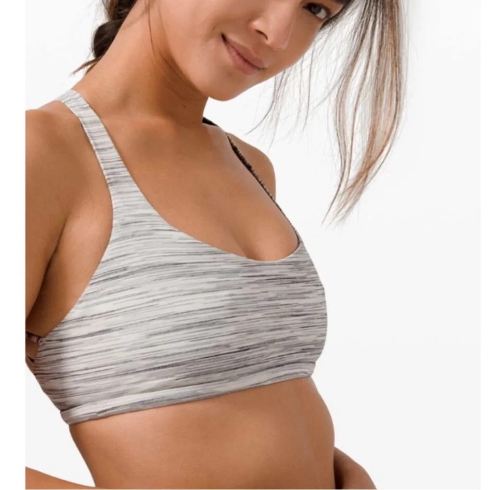 LULULEMON Free To Be Wild Space Dye Strappy Sports Bra Size 6_3